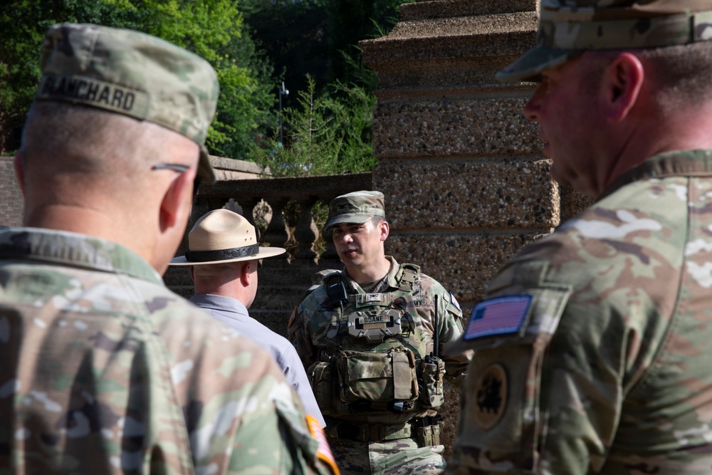 Secretary of War addresses JTF-DC Guardsmen