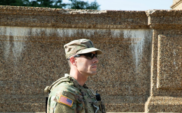 Secretary of War addresses JTF-DC Guardsmen