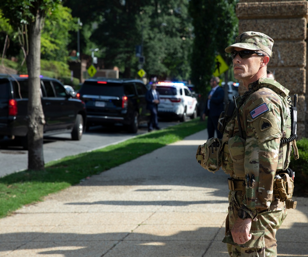 Secretary of War addresses JTF-DC Guardsmen