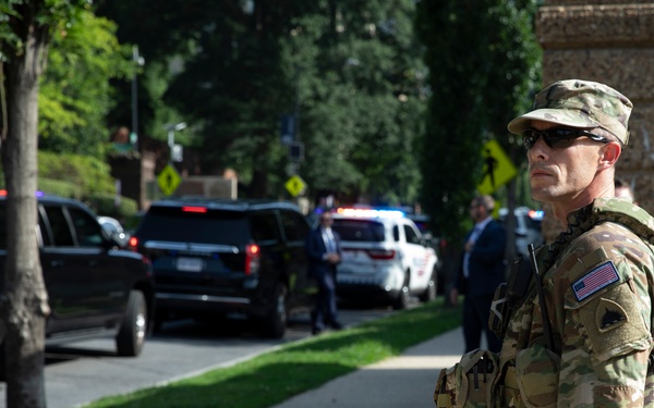 Secretary of War addresses JTF-DC Guardsmen