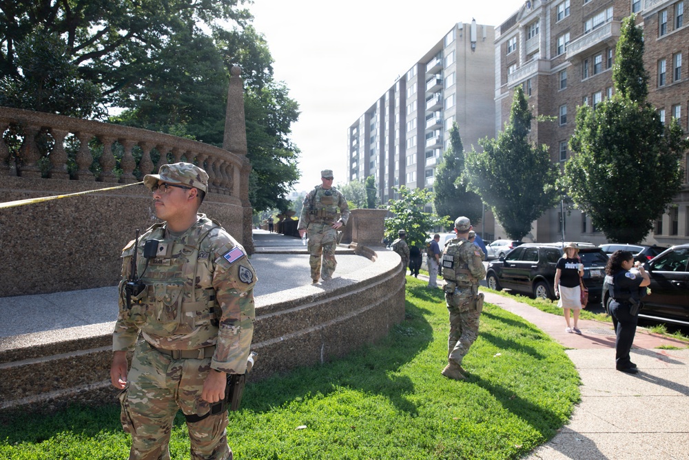 Secretary of War addresses JTF-DC Guardsmen
