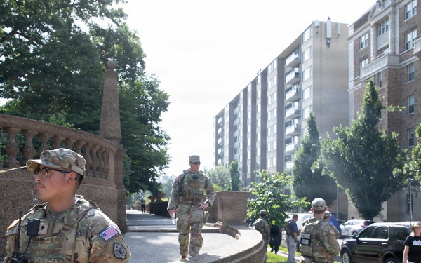 Secretary of War addresses JTF-DC Guardsmen