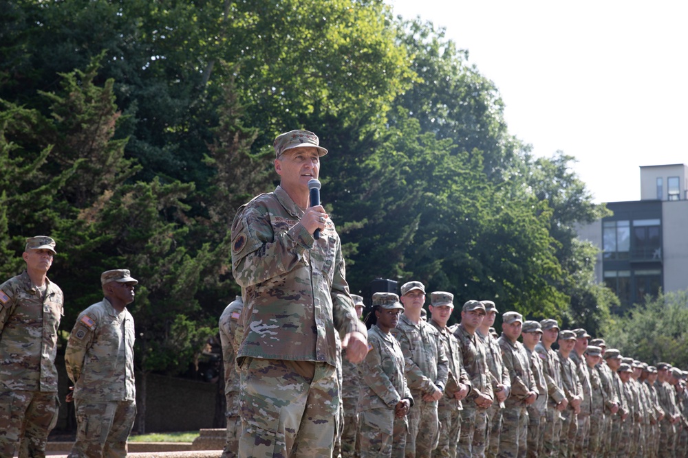Secretary of War addresses JTF-DC Guardsmen