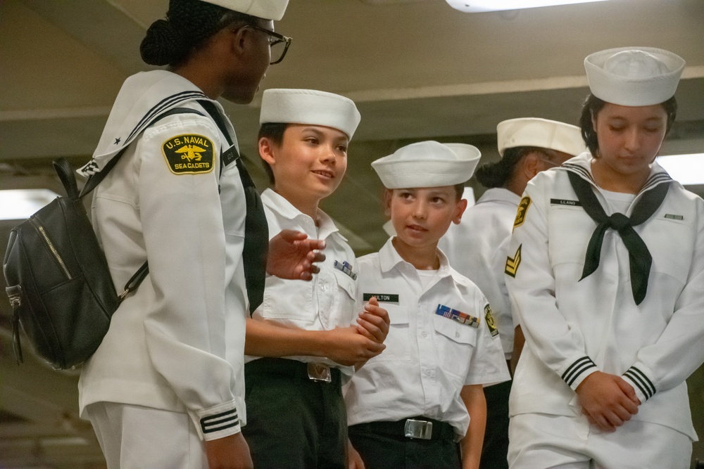 USS Arlington Welcomes Sea Cadets
