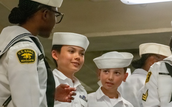 USS Arlington Welcomes Sea Cadets
