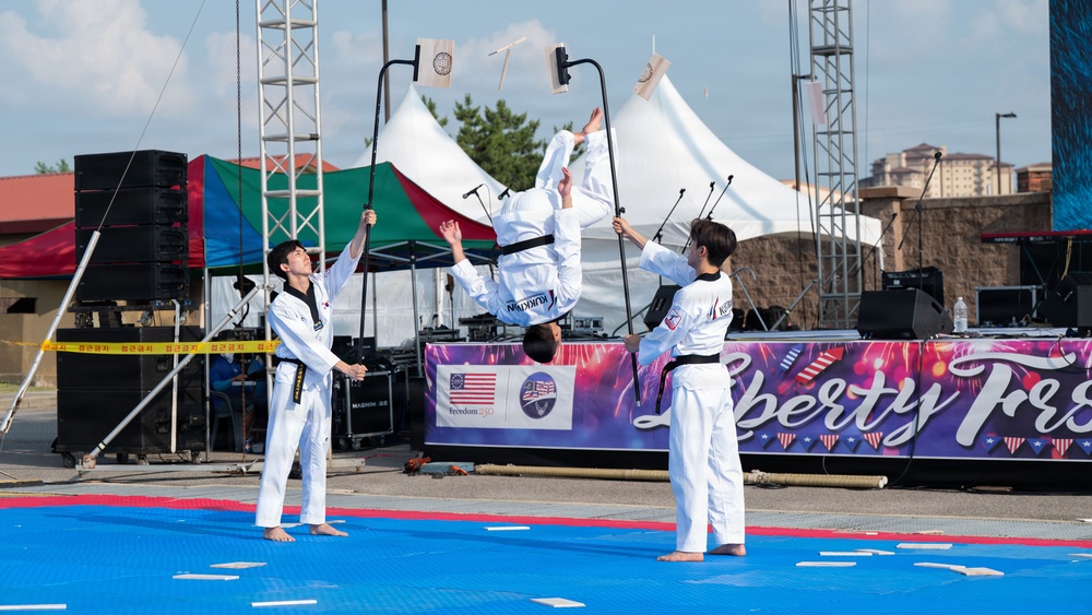 Team Osan Celebrates America's 250th Anniversary During Liberty Fest