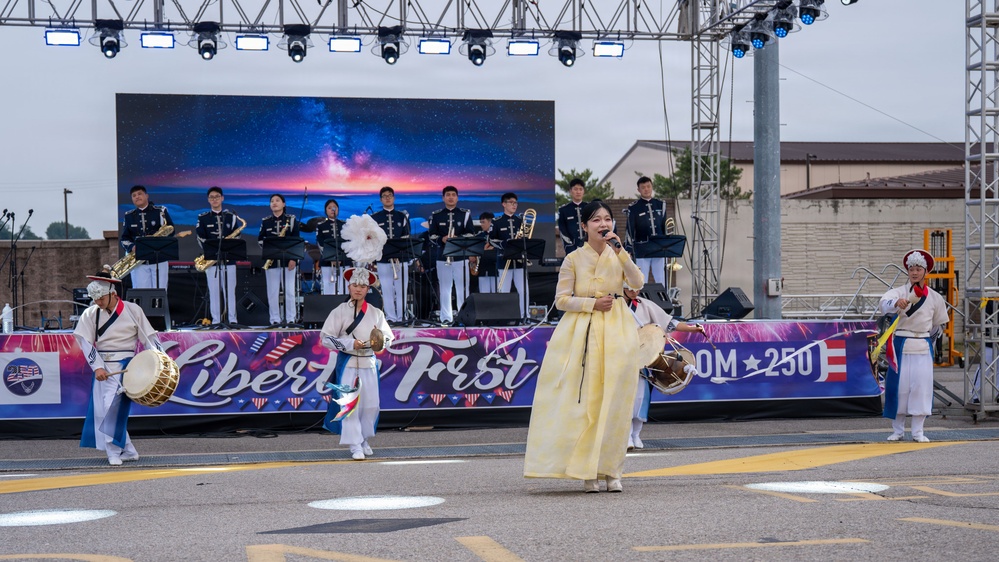 Team Osan Celebrates America's 250th Anniversary During Liberty Fest