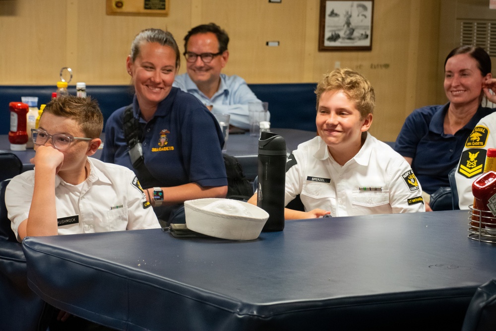 USS Arlington Welcomes Sea Cadets