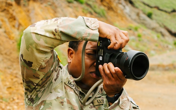 KFOR U.S. Army Soldiers conduct patrol along Administrative Boundary Line in Kosovo