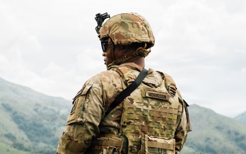 KFOR U.S. Army Soldiers conduct patrol along Administrative Boundary Line in Kosovo