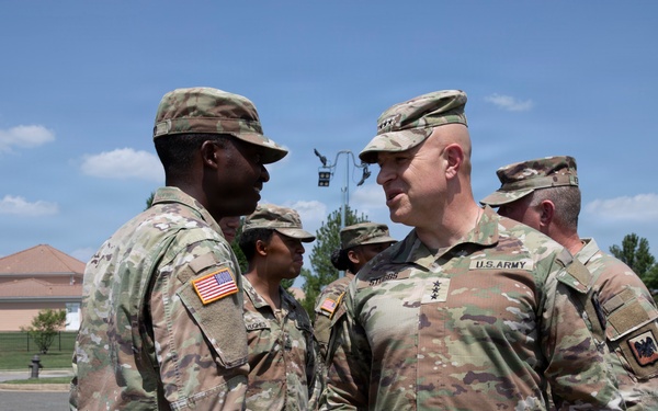 Gen. Stubbs and Command Sgt. Maj. Kendrick visit JTF-DC Guardsmen