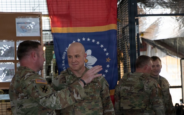 Gen. Stubbs and Command Sgt. Maj. Kendrick visit JTF-DC Guardsmen