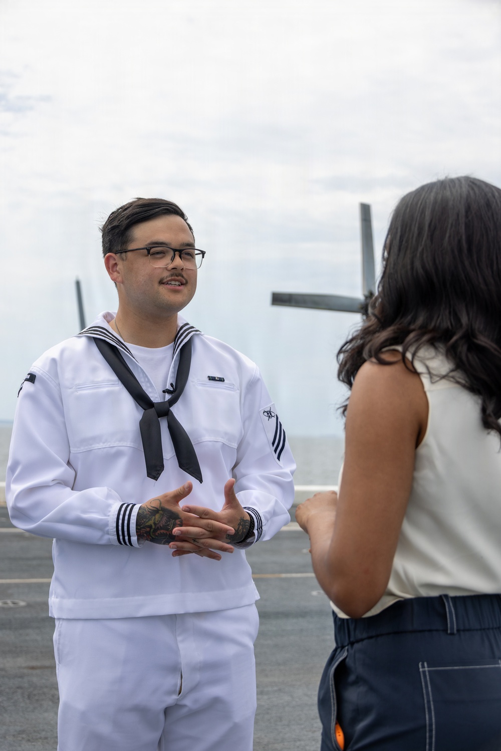 USS Arlington (LPD-24) Arrives for INR 250