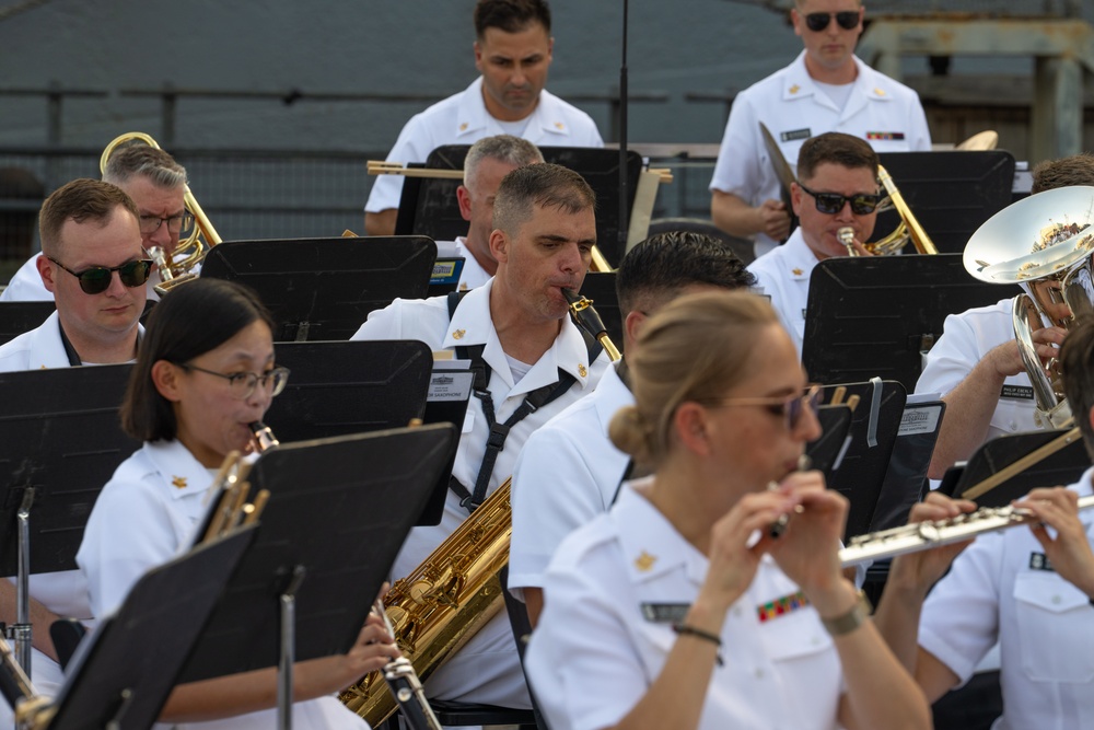 U.S., partner nation bands take stage for International Naval Review