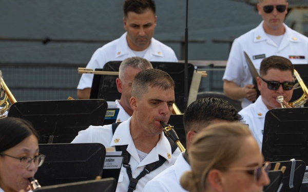U.S., partner nation bands take stage for International Naval Review