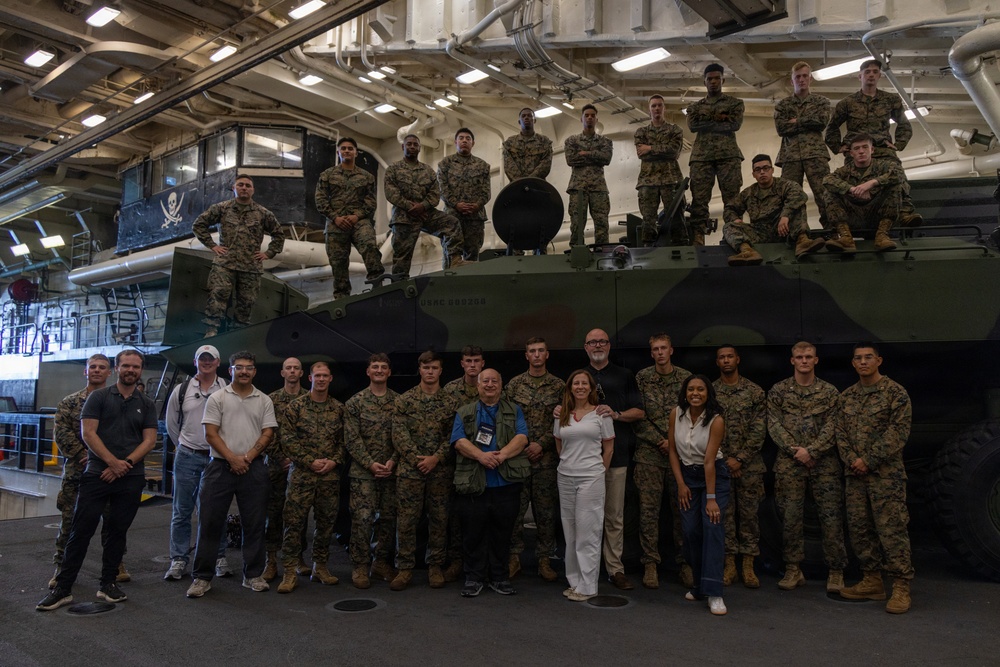 USS Arlington (LPD-24) Arrives for INR 250
