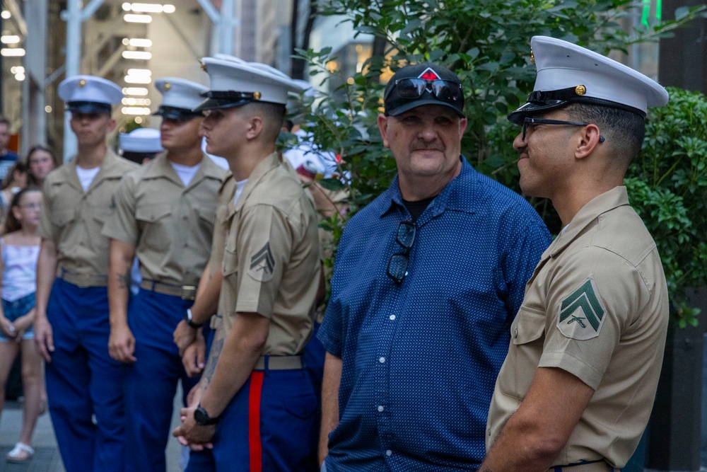 USS Arlington Sailors and Marines at TODAY Show