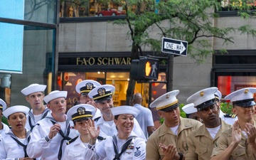 USS Arlington Sailors and Marines at TODAY Show