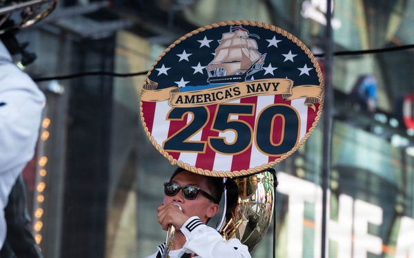 Navy Band Northeast performs at Duffy Square