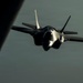 KC-135 supports security operations with F-35 aerial refueling