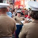 2nd Marine Division Band, performs at Duffy Square