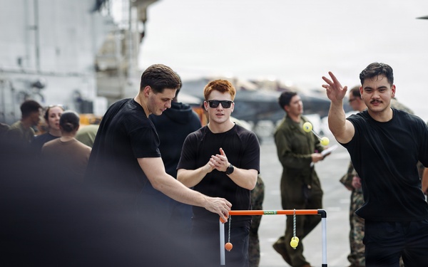 11th MEU Marines, Sailors Conduct Freedom 250 Event Aboard USS Boxer