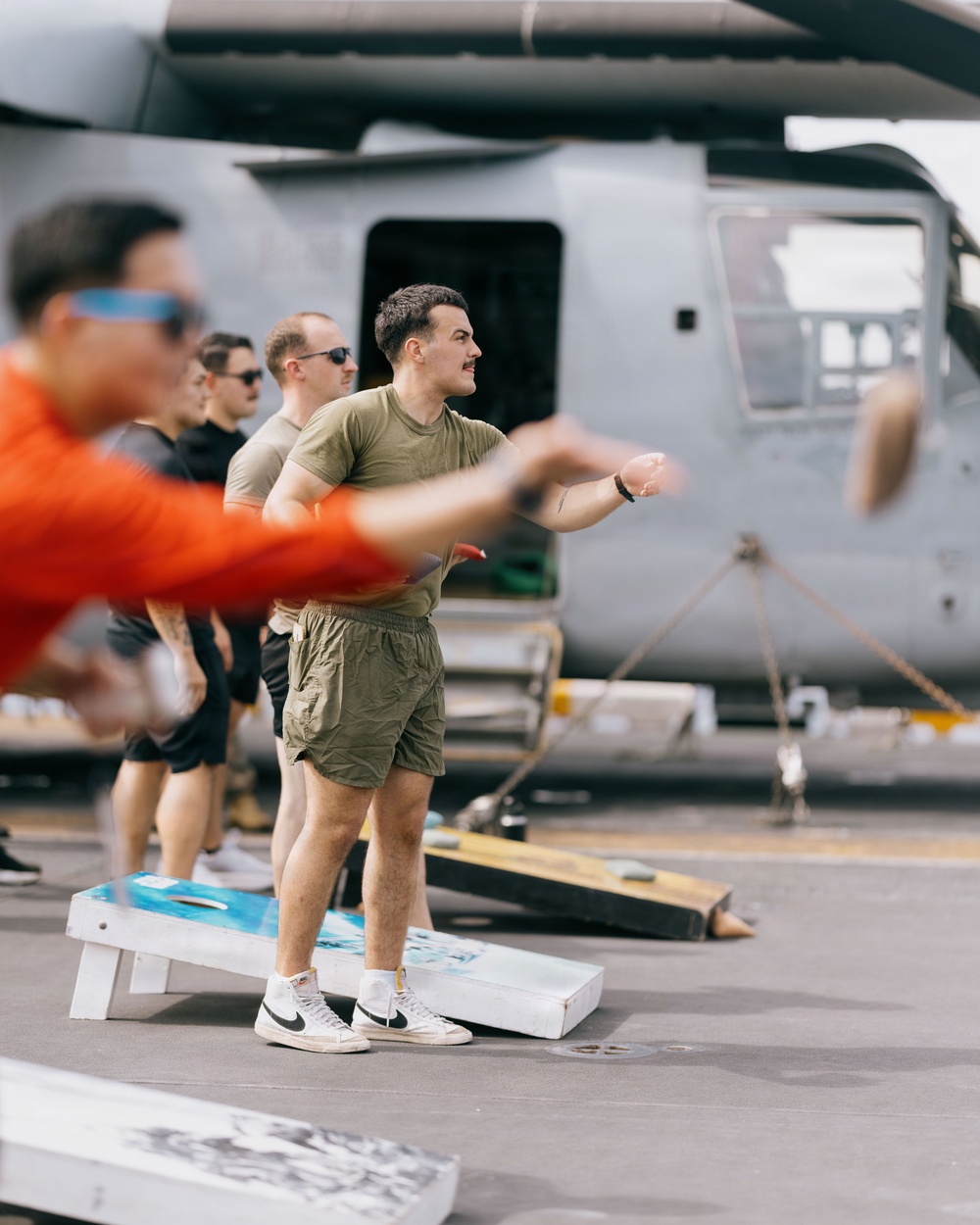 11th MEU Marines, Sailors Conduct Freedom 250 Event Aboard USS Boxer