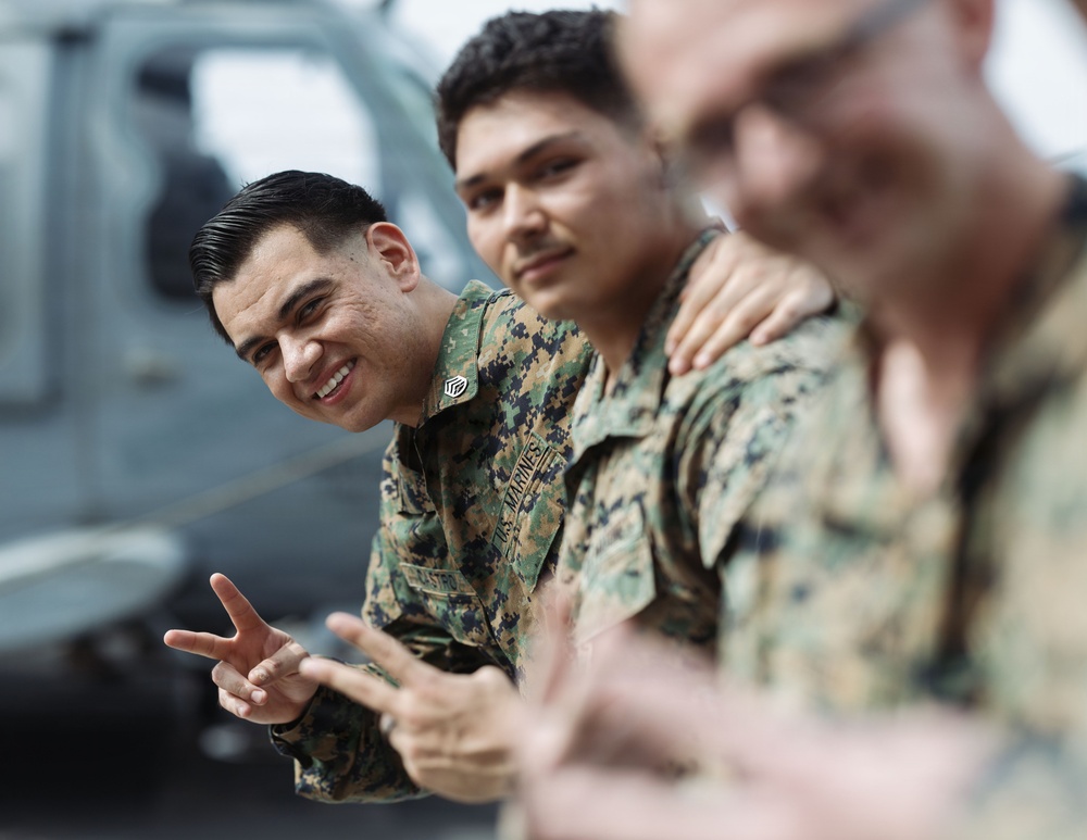 11th MEU Marines, Sailors Conduct Freedom 250 Event Aboard USS Boxer