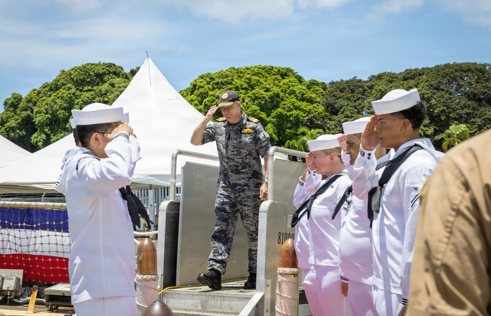 CJOPS visit to USS Wayne E. Meyer during RIMPAC 2026