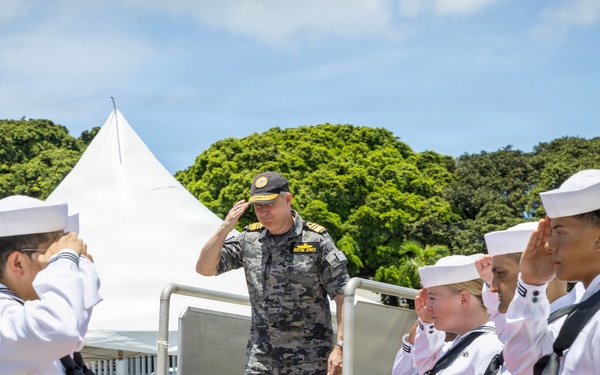 CJOPS visit to USS Wayne E. Meyer during RIMPAC 2026