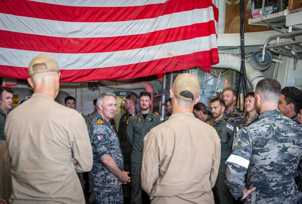 CJOPS visit to USS Wayne E. Meyer during RIMPAC 2026
