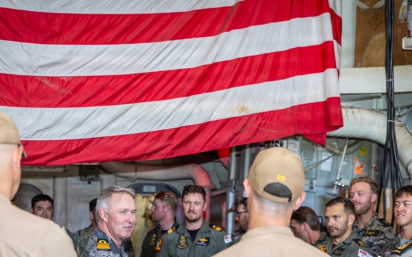 CJOPS visit to USS Wayne E. Meyer during RIMPAC 2026