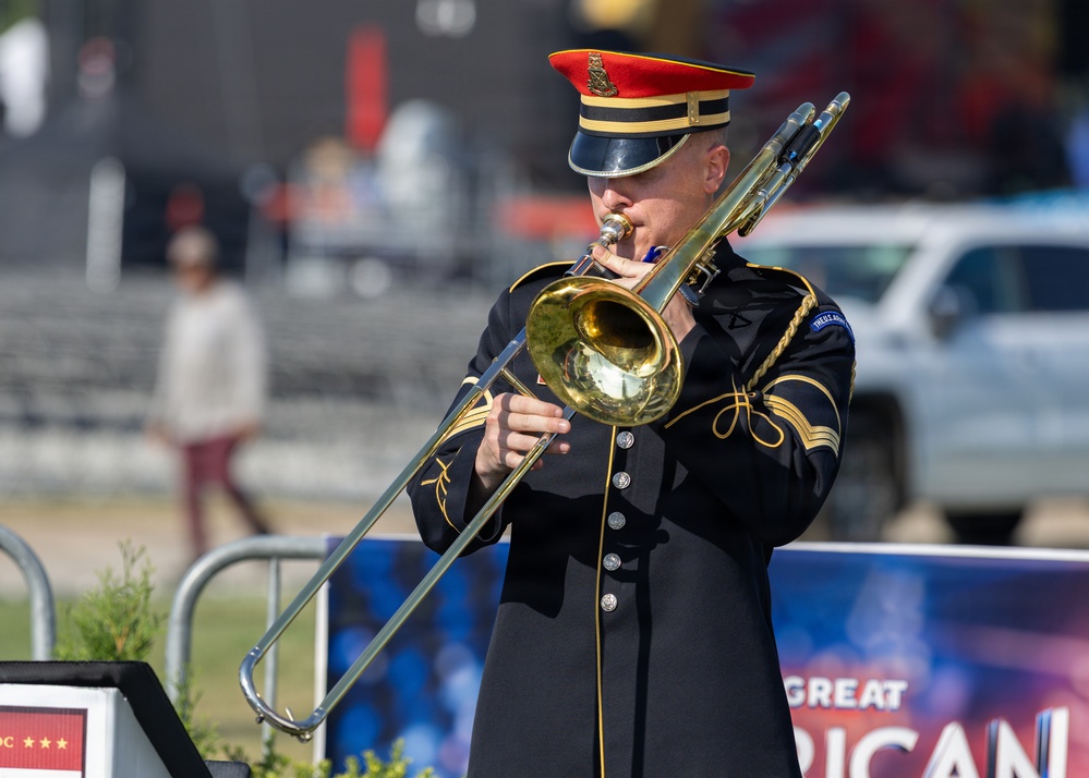 The U.S. Army Brass Quintet performs on CBS Mornings
