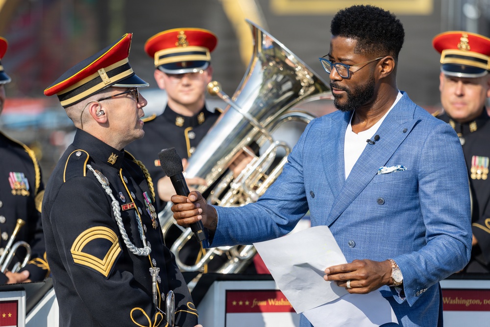 The U.S. Army Brass Quintet performs on CBS Mornings