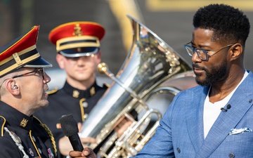 The U.S. Army Brass Quintet performs on CBS Mornings
