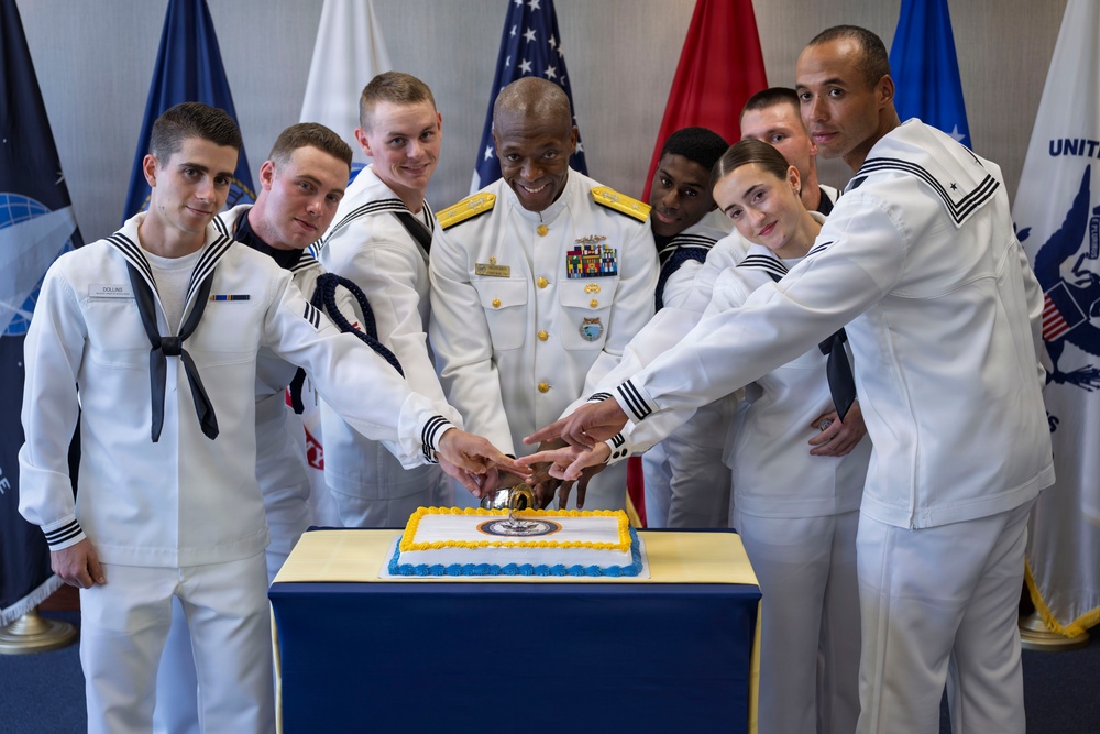 Commander, Submarine Group Two, Visits Navy Recruit Training Command