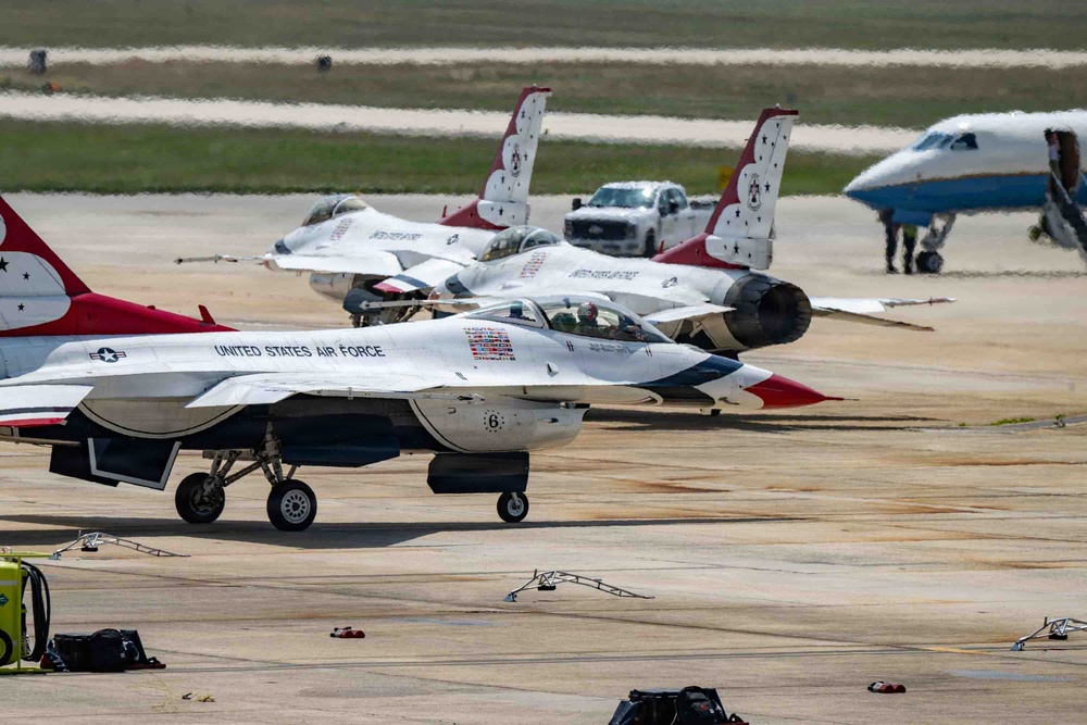 Demo teams take off from JBA for Freedom250 Celebrations