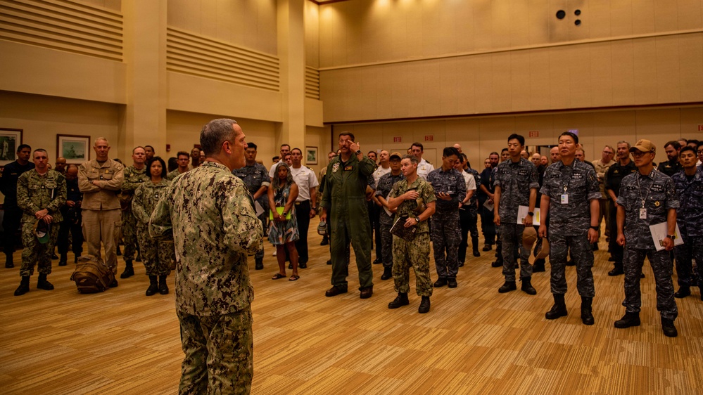 CTF Commander Addresses RIMPAC 2026 PHOTOEX Briefing