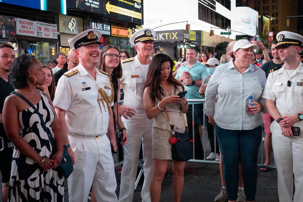 U.S. Navy Band Country Current performs at Duffy Square