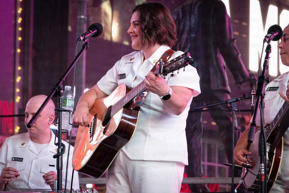 U.S. Navy Band Country Current performs at Duffy Square