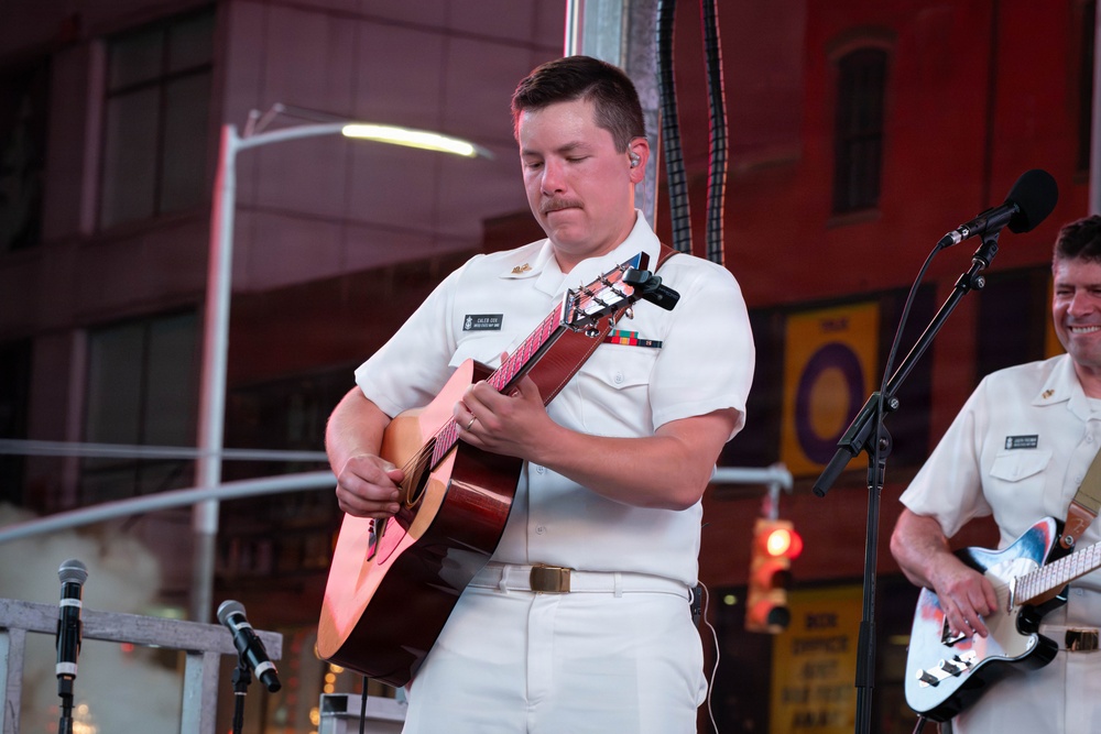 U.S. Navy Band Country Current performs at Duffy Square
