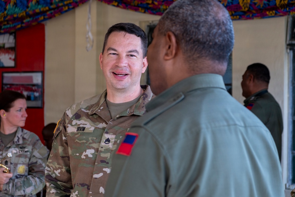 25th Infantry Division Band Visits Queen Elizabeth Barracks with Republic of Fiji Military Forces Band