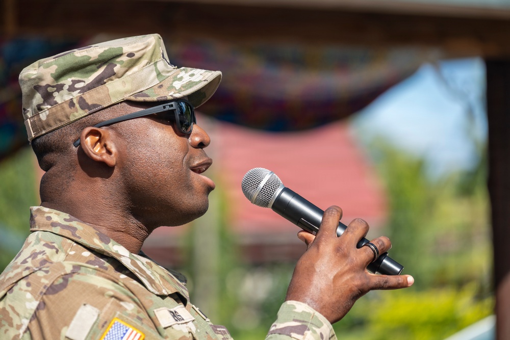 25th Infantry Division Band Visits Queen Elizabeth Barracks with Republic of Fiji Military Forces Band