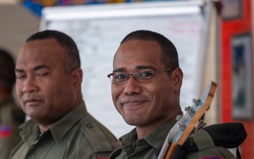 25th Infantry Division Band Visits Queen Elizabeth Barracks with Republic of Fiji Military Forces Band
