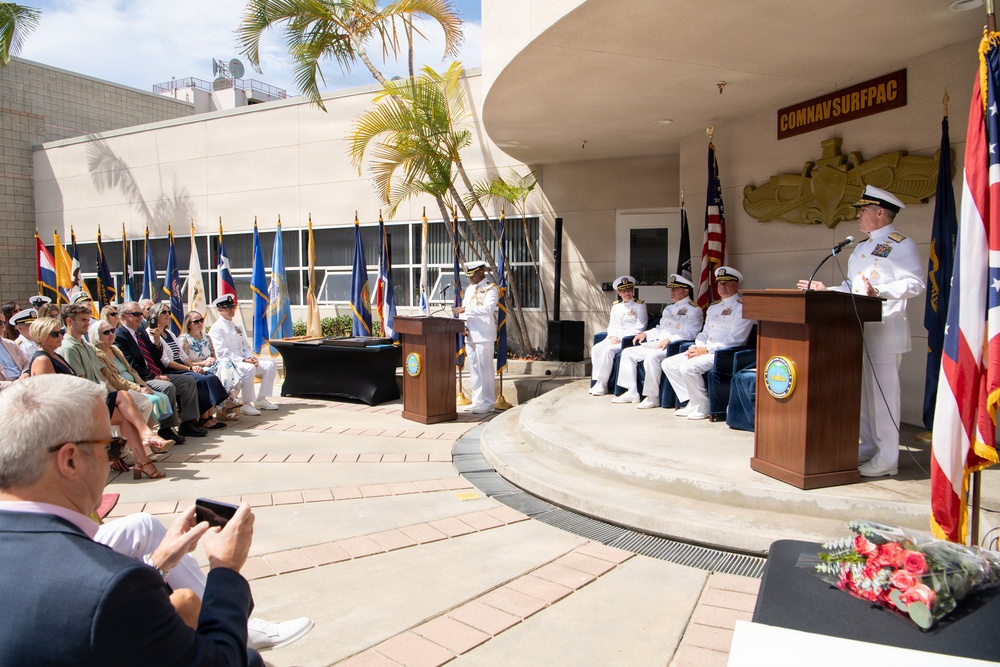 Commander, Naval Surface Forces Changes Command