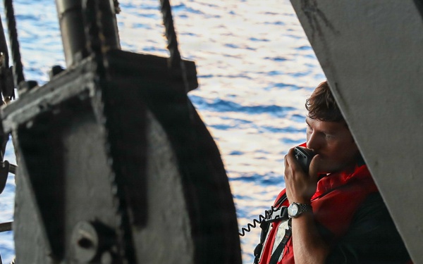 George Washington Sailors Participate in Small-boat Evolution