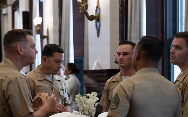 U.S. Service members attend opening Bell Ceremony at New York Stock Exchange