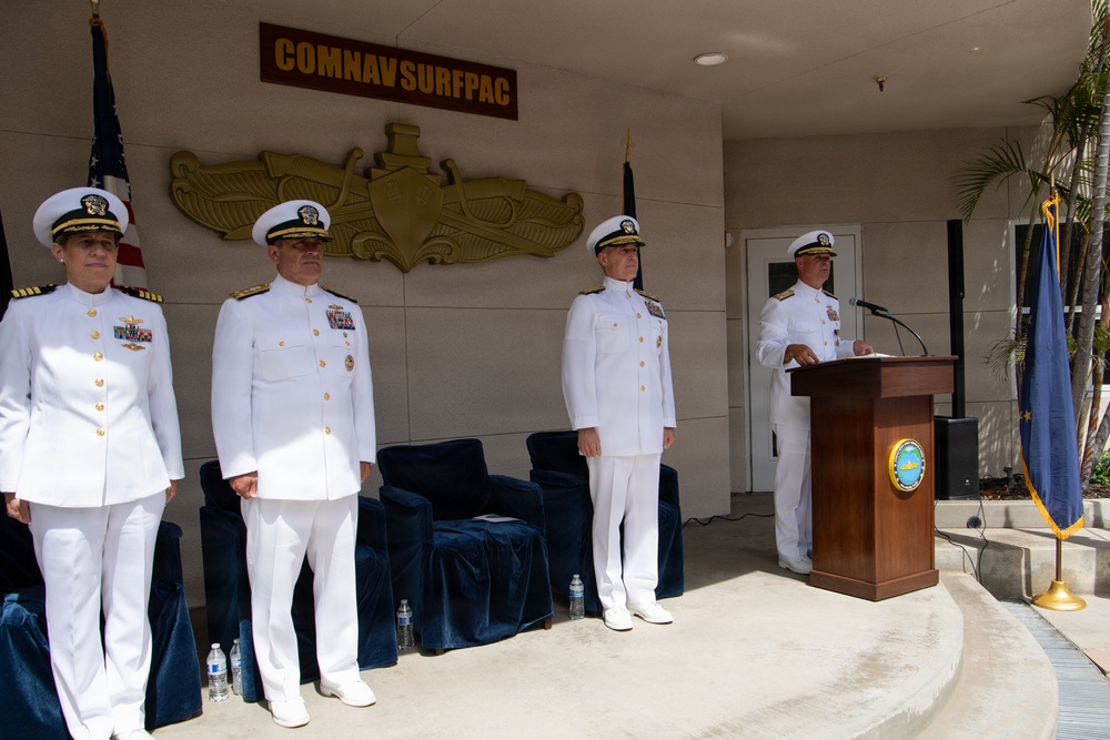Commander, Naval Surface Forces Changes Command