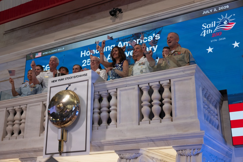 U.S. Service members attend opening Bell Ceremony at New York Stock Exchange