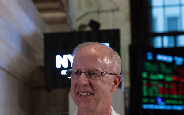 U.S. Service members attend opening Bell Ceremony at New York Stock Exchange
